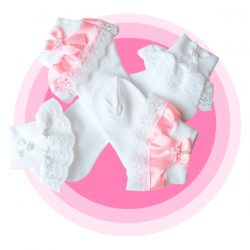 Zoquete con Puntilla, Raso y Mono